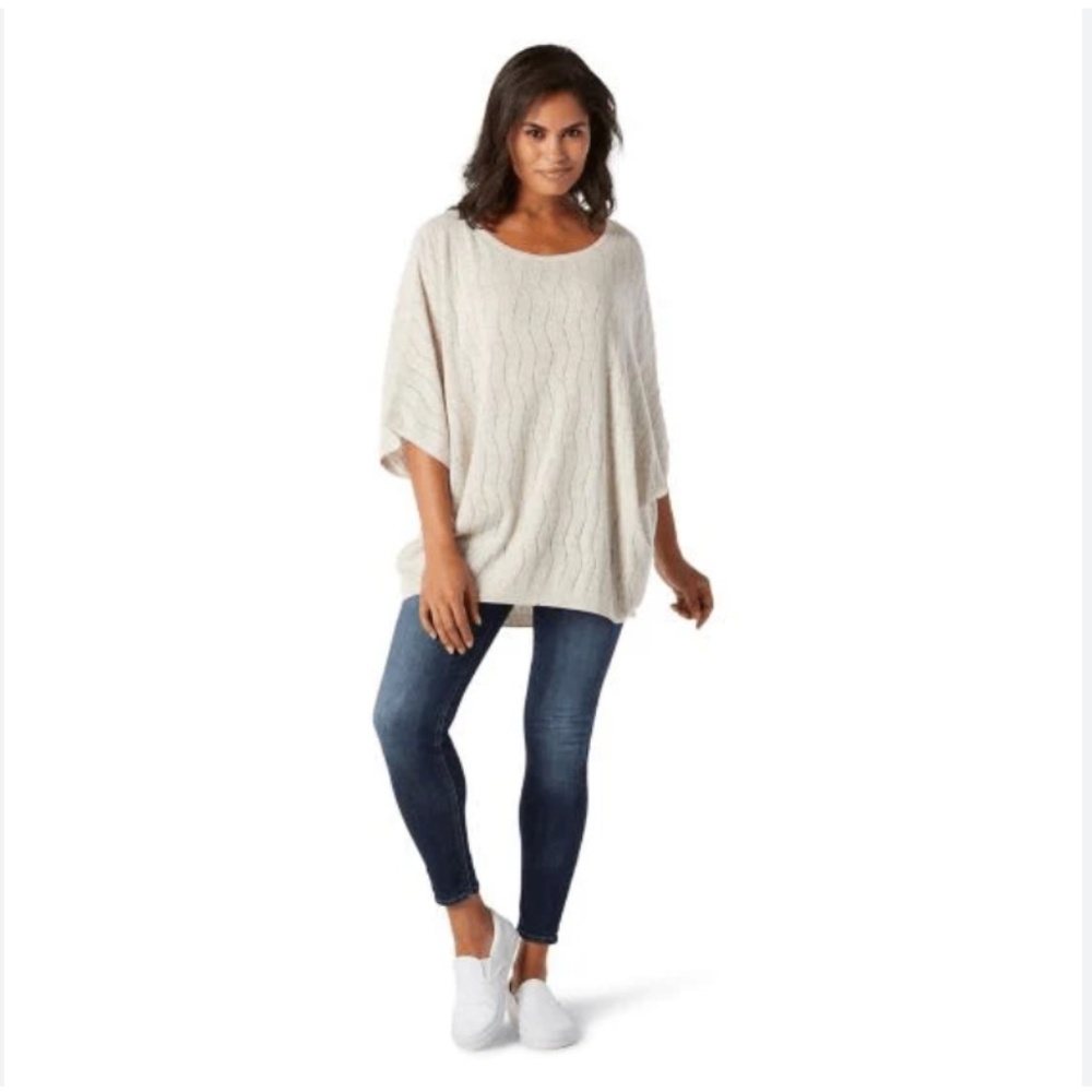 Smartwool Everyday Exploration Pullover Tunic Sweater Cotton Merino Wool Blend
